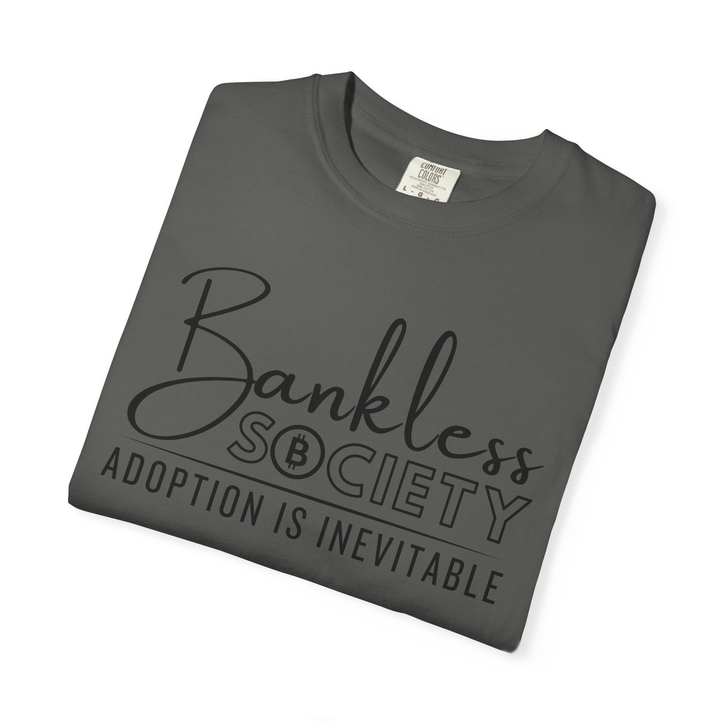 Bankless Society, Adoption is Inevitable Script Crypto T-Shirt