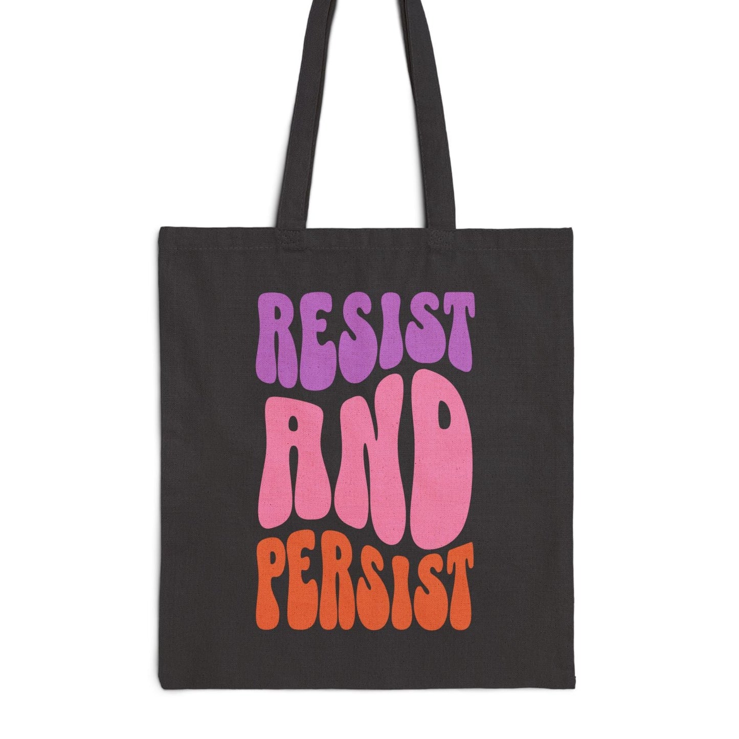 Resist and Persist Cotton Canvas Tote Bag