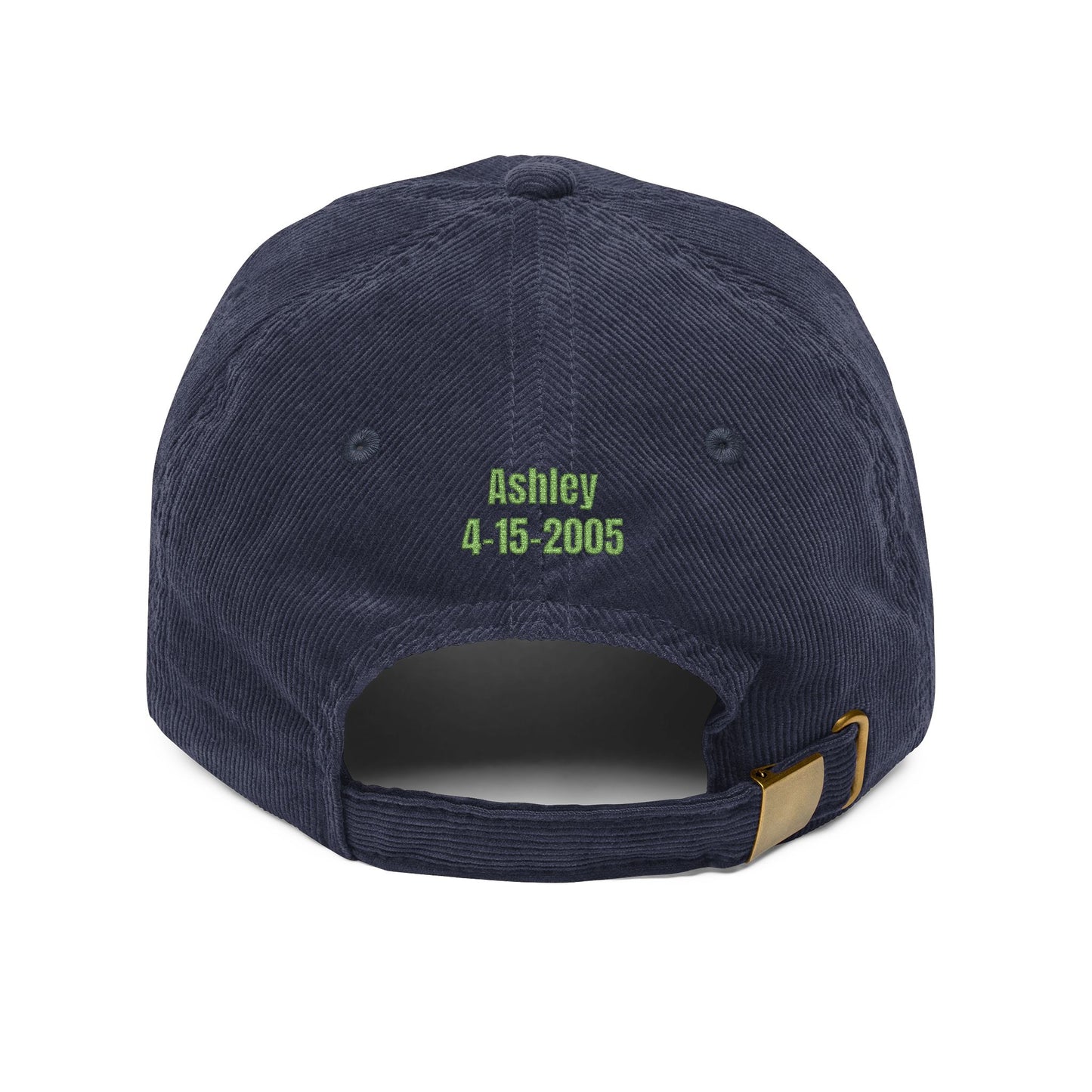 I’m Not Moody I’m Mourning Customizable Embroidered Corduroy Grief Cap