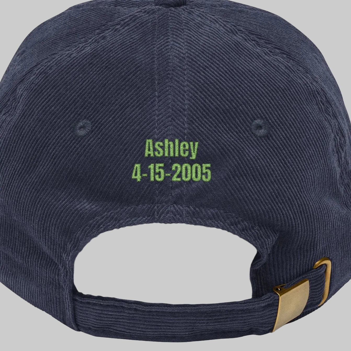 I’m Not Moody I’m Mourning Customizable Embroidered Corduroy Grief Cap
