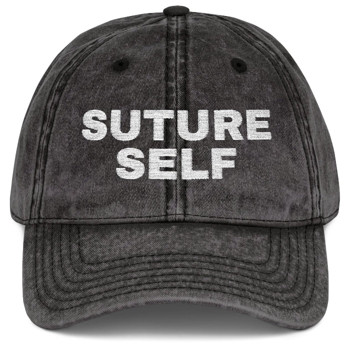 Suture Self Personalized Doctor ER Med Staff Vintage Embroidered Baseball Cap