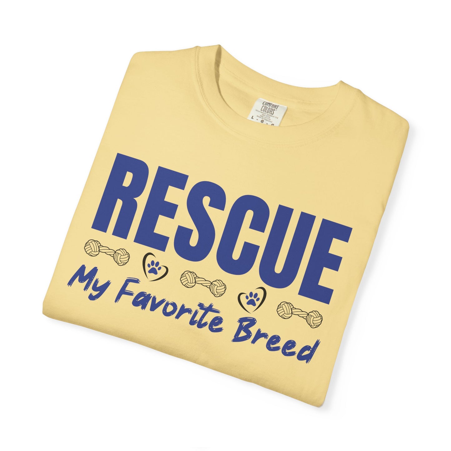 My Favorite Breed Rescue Dog Lover T-Shirt