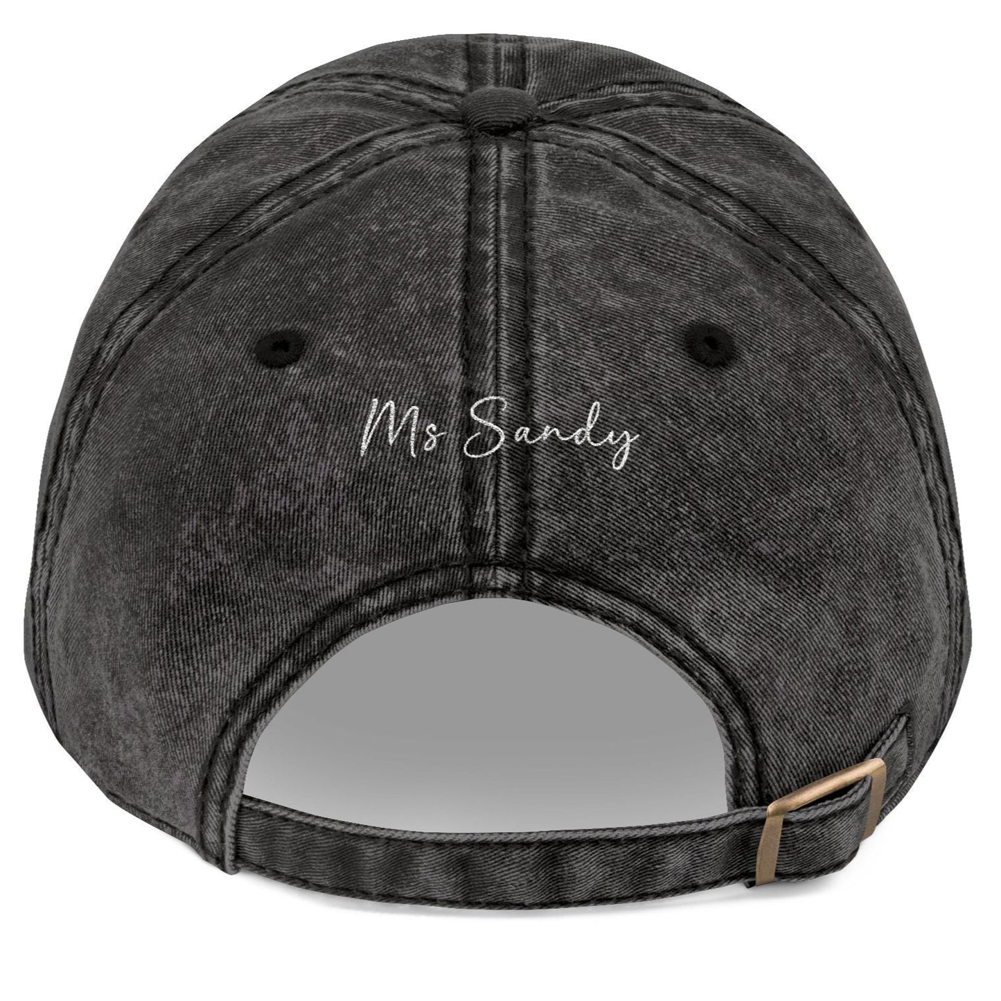 I'm a Teacher, What's Your Superpower Personalized Embroidered Vintage Cap