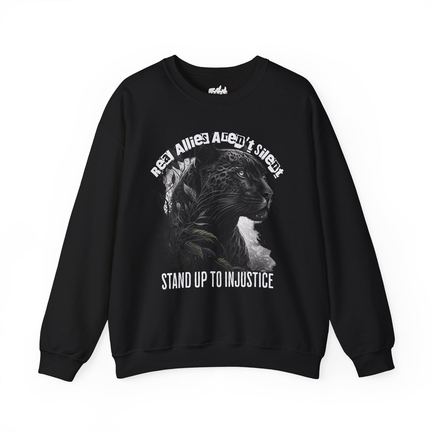 Real Allies Aren't Silent Panther Graphic Sweatshirt