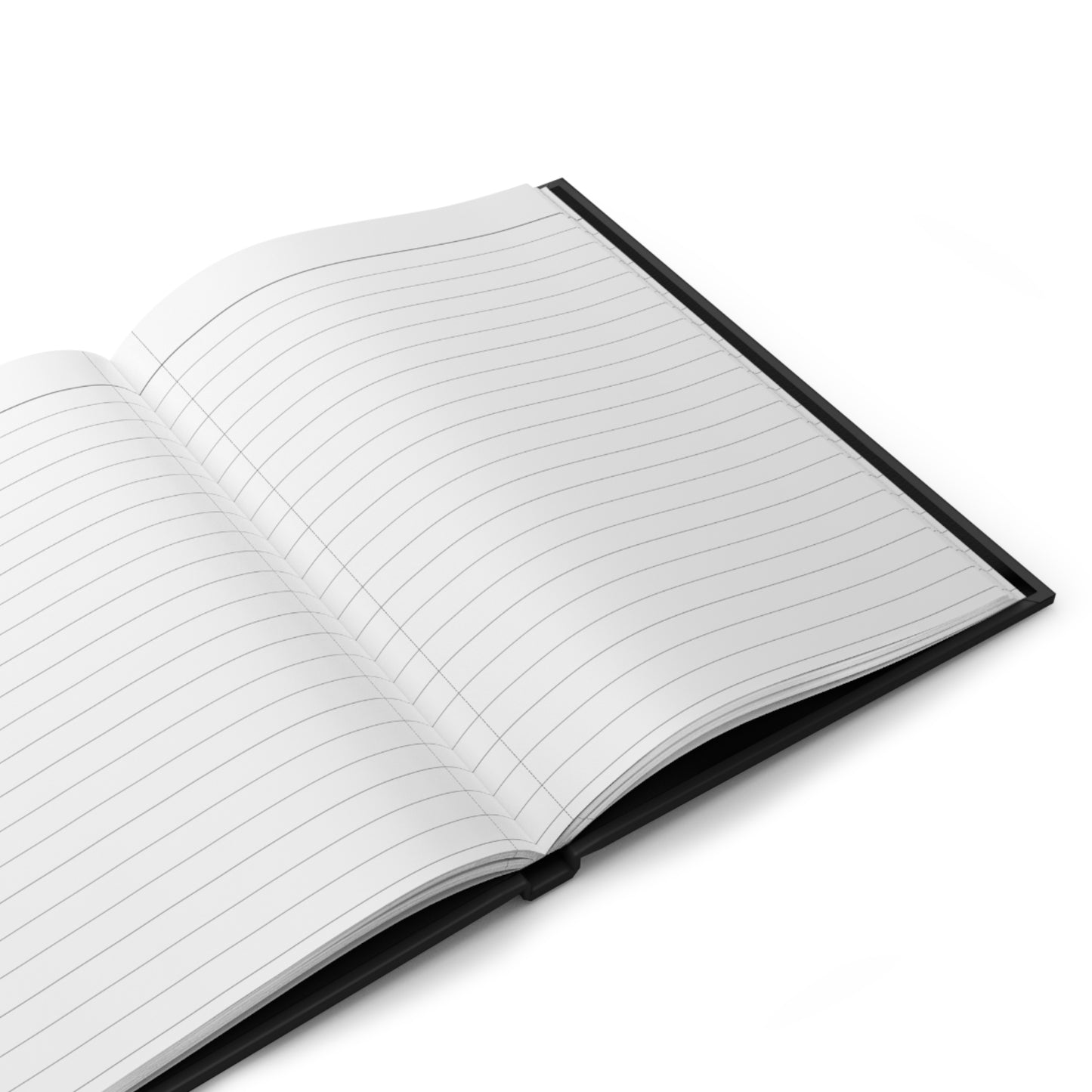 Grief Hardcover Journal, Black Sympathy Notebook with Blank Lined Perforated Pages