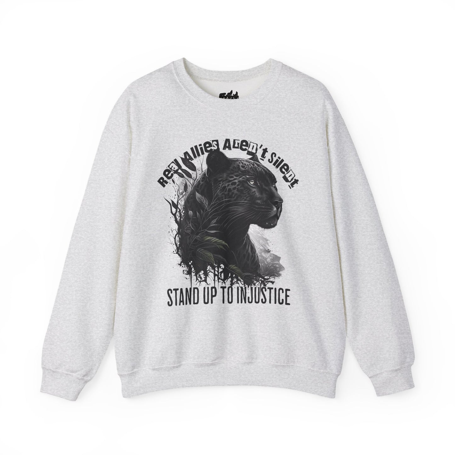 Real Allies Aren't Silent Panther Graphic Sweatshirt