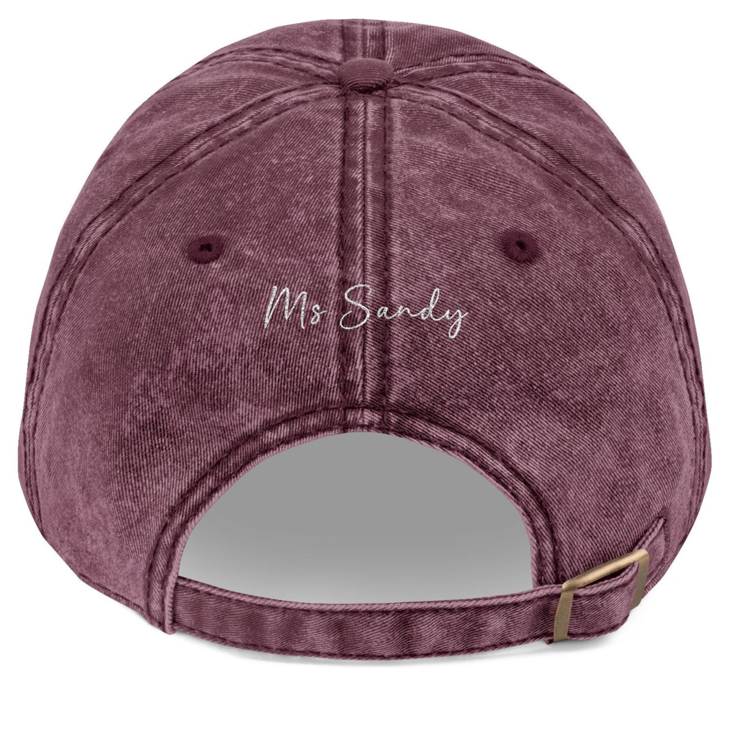 I Teach, What's Your Superpower Personalized Teacher Gift Embroidered Vintage Cap