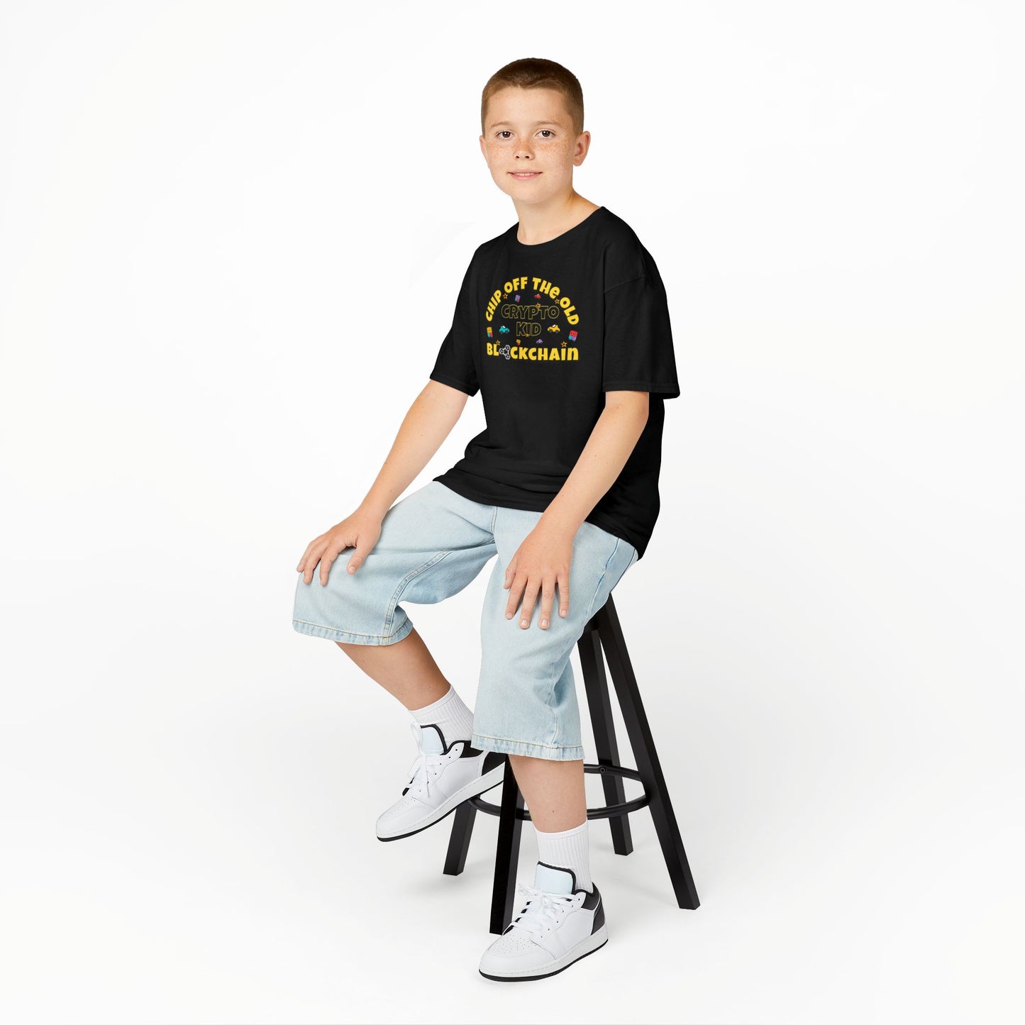 Chip off the old Blockchain Kids Heavy Cotton™ Tee
