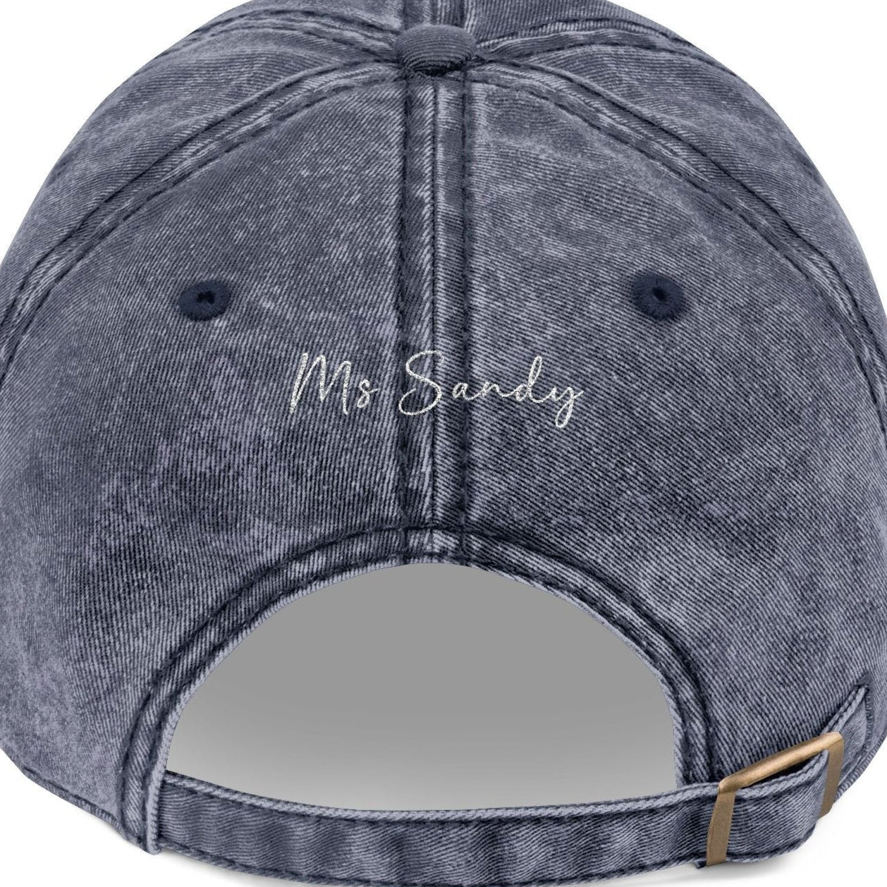 Personalized Teacher Embroidered Vintage Baseball Cap