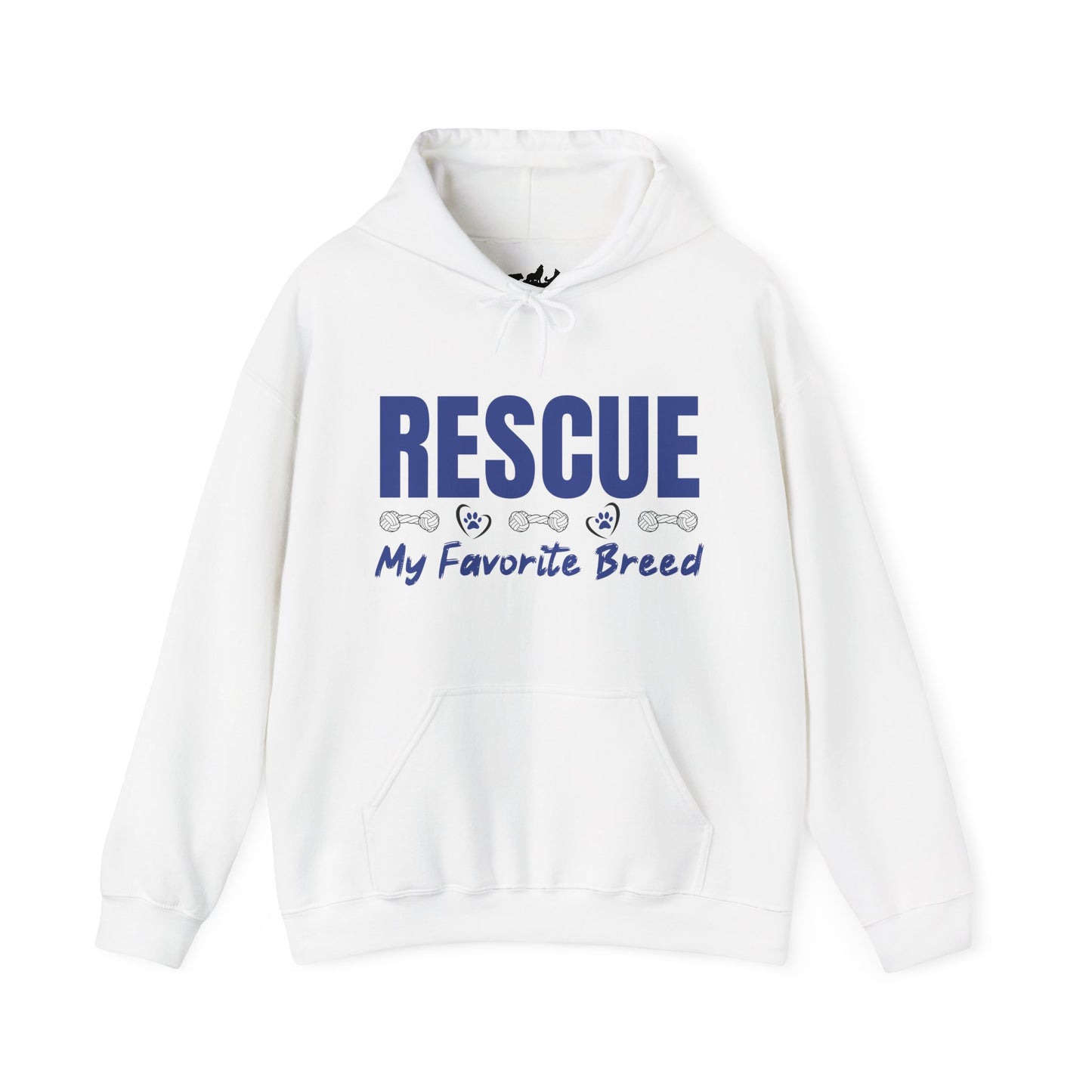 My Favorite Breed Rescue Dog Lover Hoodie