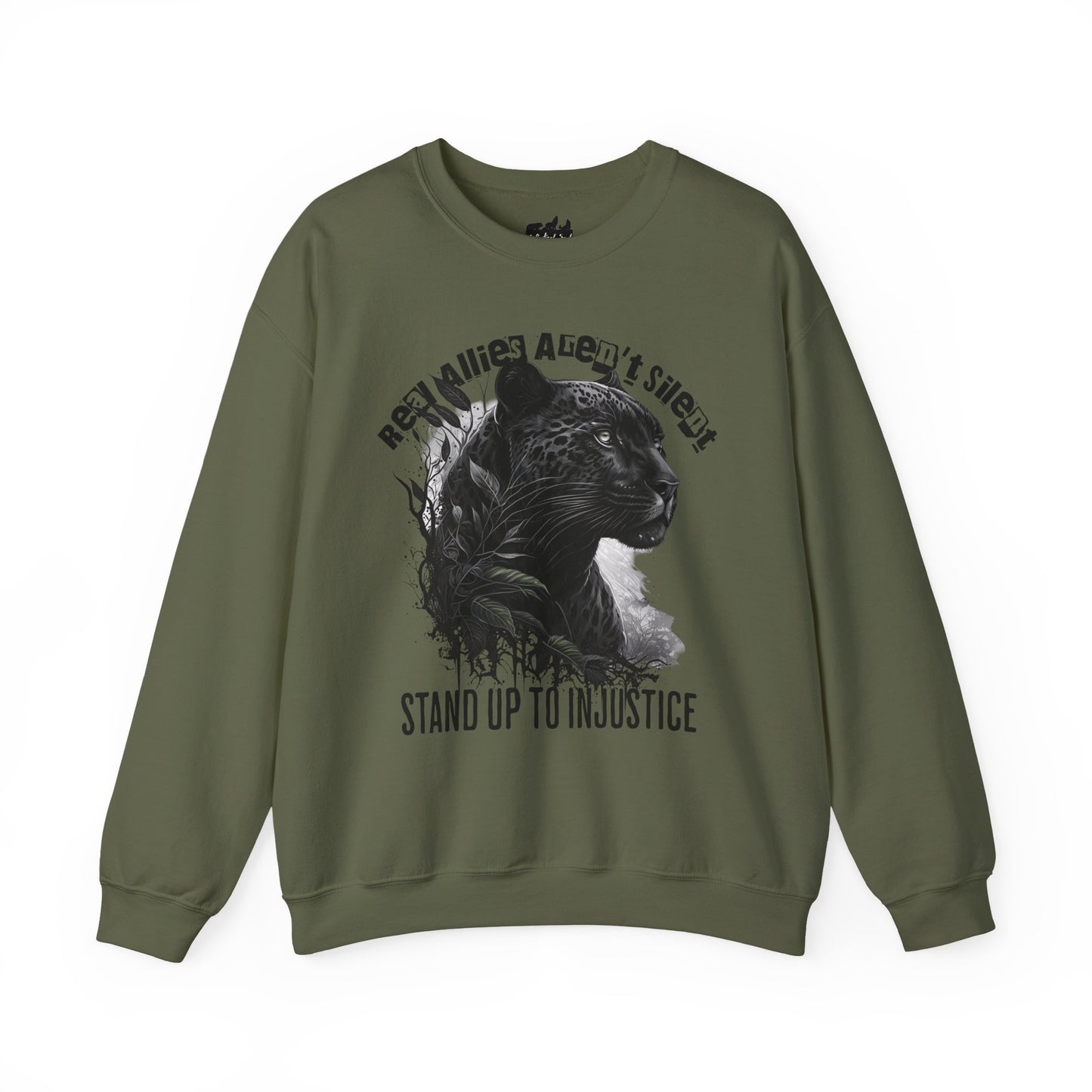 Real Allies Aren't Silent Panther Graphic Sweatshirt