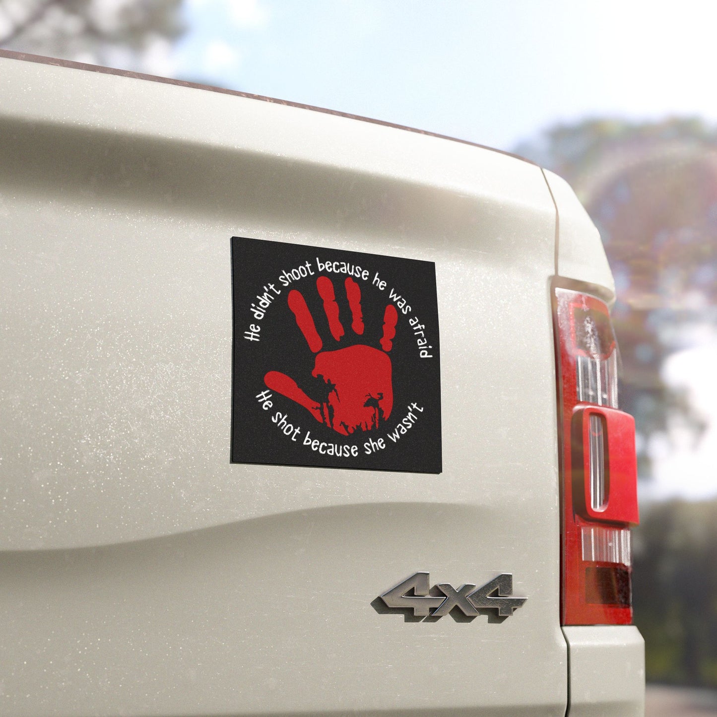 He Didn’t Shoot Because He Was Afraid, He Shot Because She Wasn’t Car Magnet