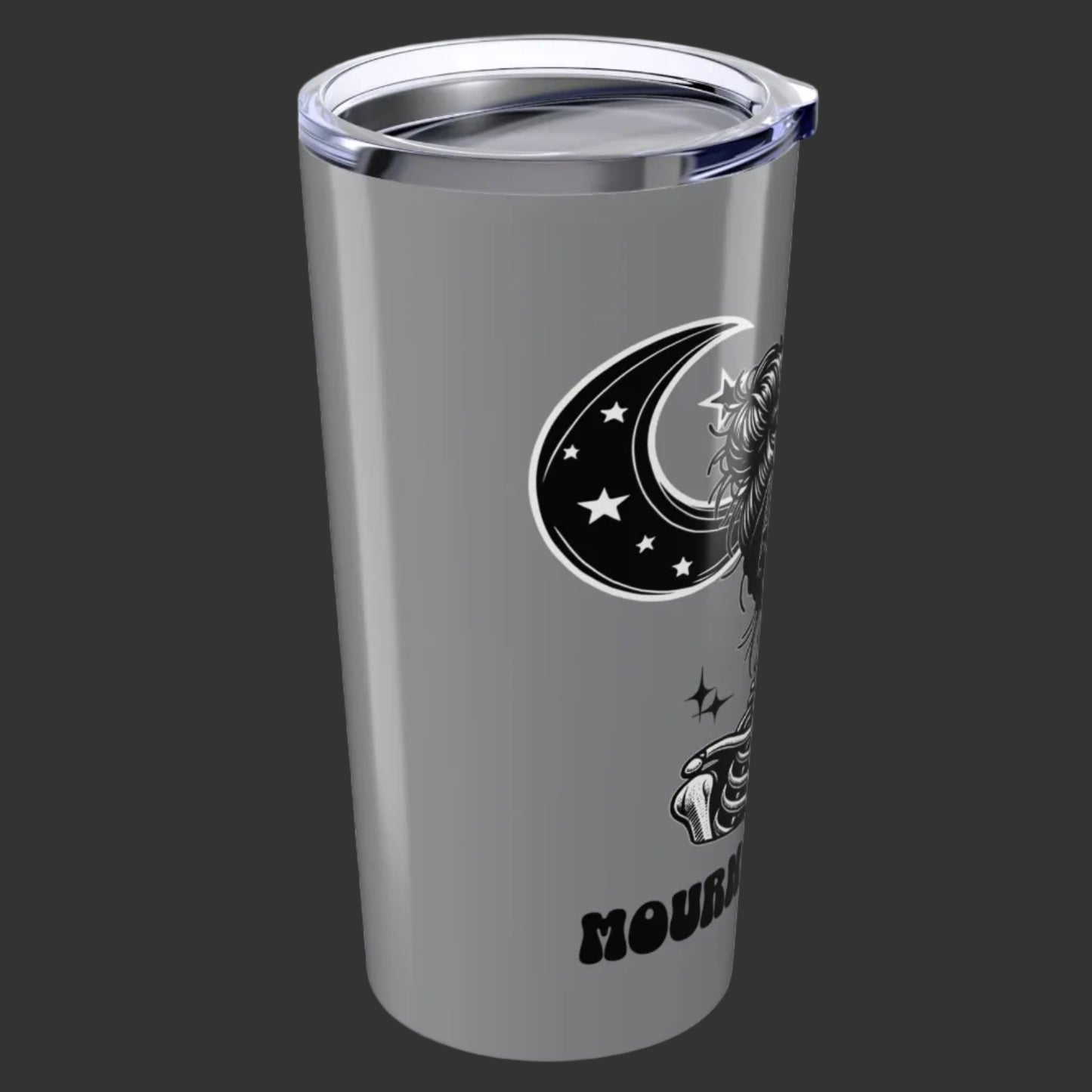 Mourning Latte Skeleton Tumbler 20 oz