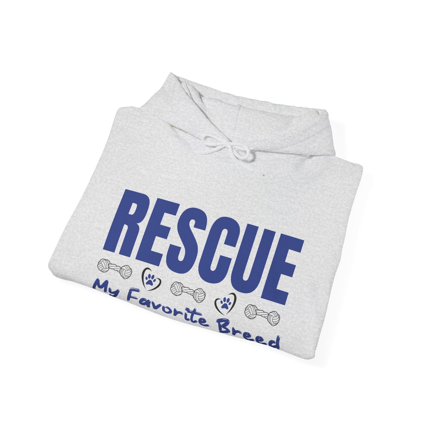 My Favorite Breed Rescue Dog Lover Hoodie
