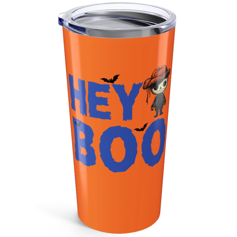 Hey Boo Halloween Scarecrow 20 oz Tumbler