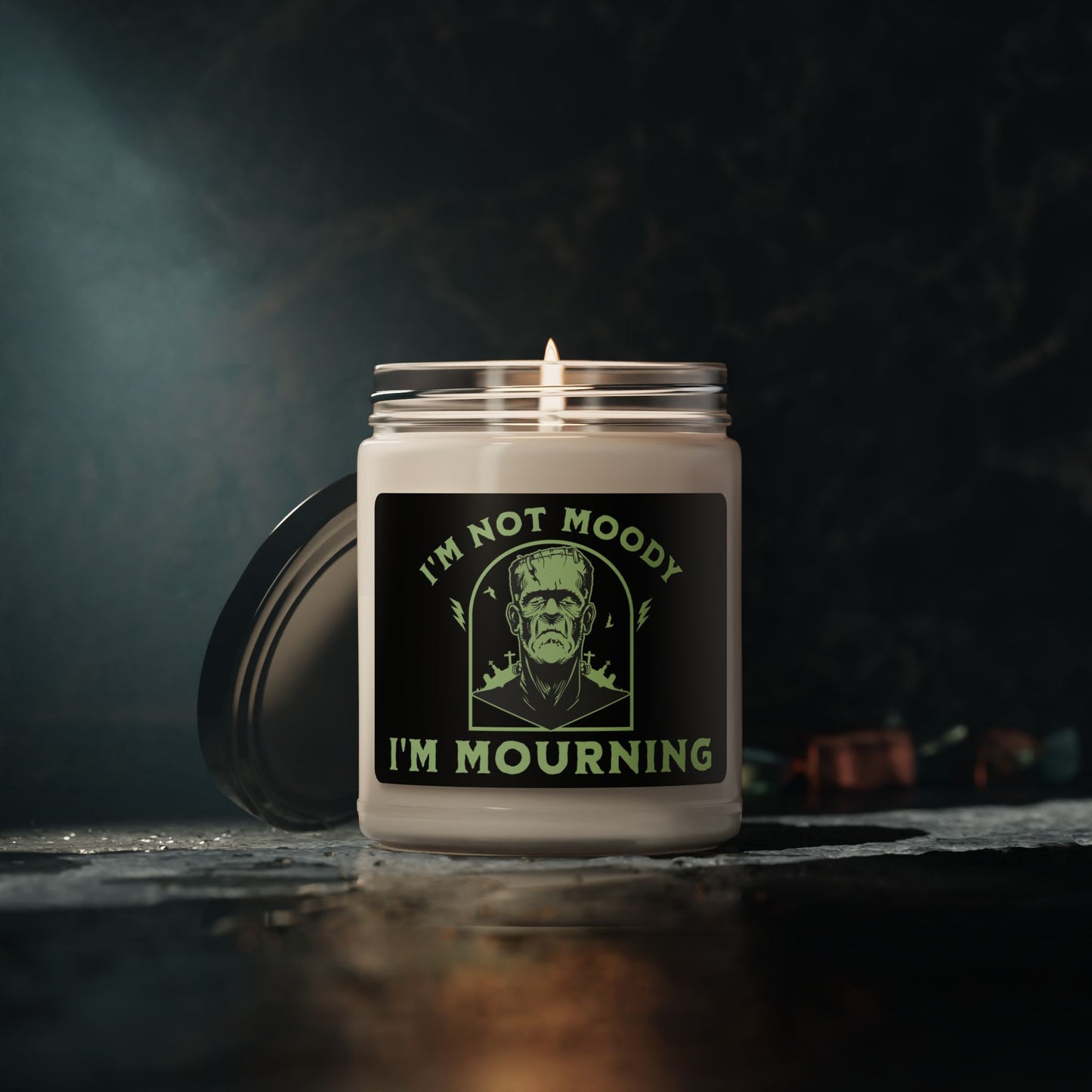 I'm Not Moody Frankenstein Scented Soy Candle