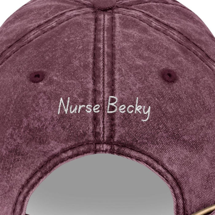 Suture Self Personalized Doctor ER Med Staff Vintage Embroidered Baseball Cap