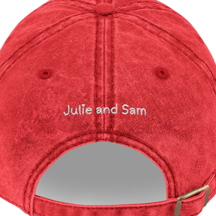 In My Wifey Era Personalized Bride Vintage Embroidered Cap