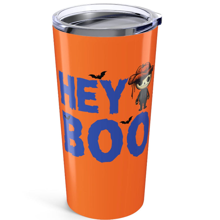 Hey Boo Halloween Scarecrow 20 oz Tumbler
