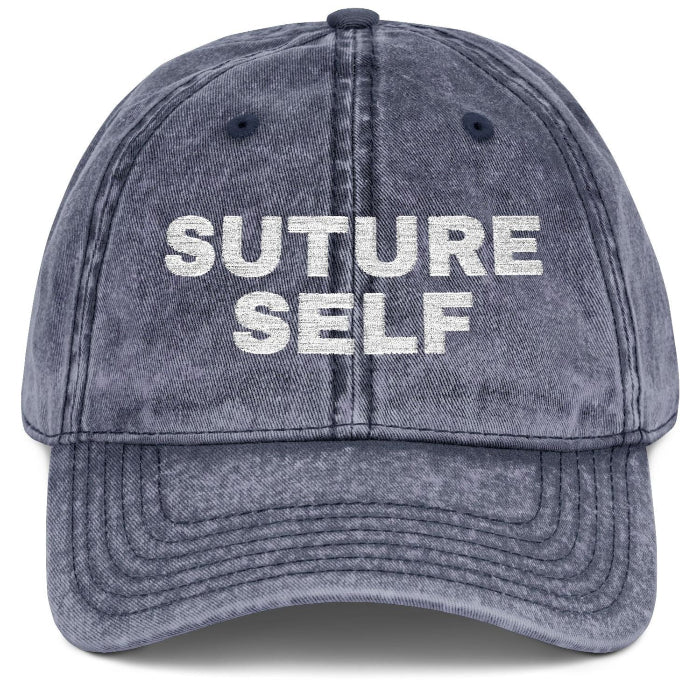 Suture Self Personalized Doctor ER Med Staff Vintage Embroidered Baseball Cap