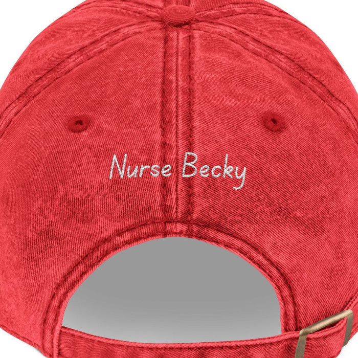 Suture Self Personalized Doctor ER Med Staff Vintage Embroidered Baseball Cap