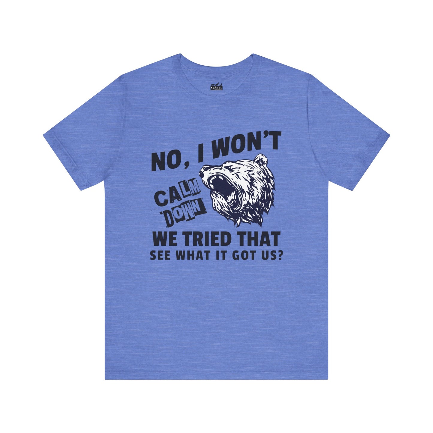 Political Activist Bear Graphic Tee