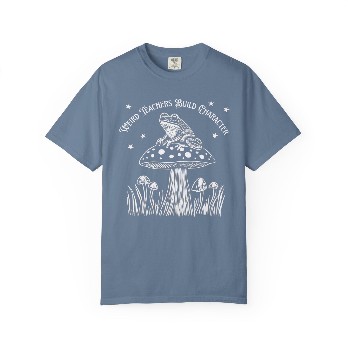 Wierd Teachers Build Character Whimsical Frog T-Shirt