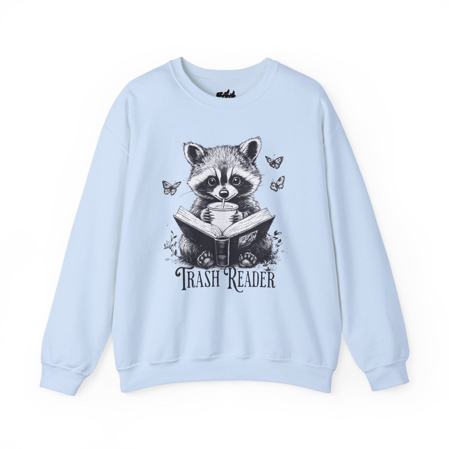 Cozy Raccoon Trash Reader Book Lover Sweatshirt
