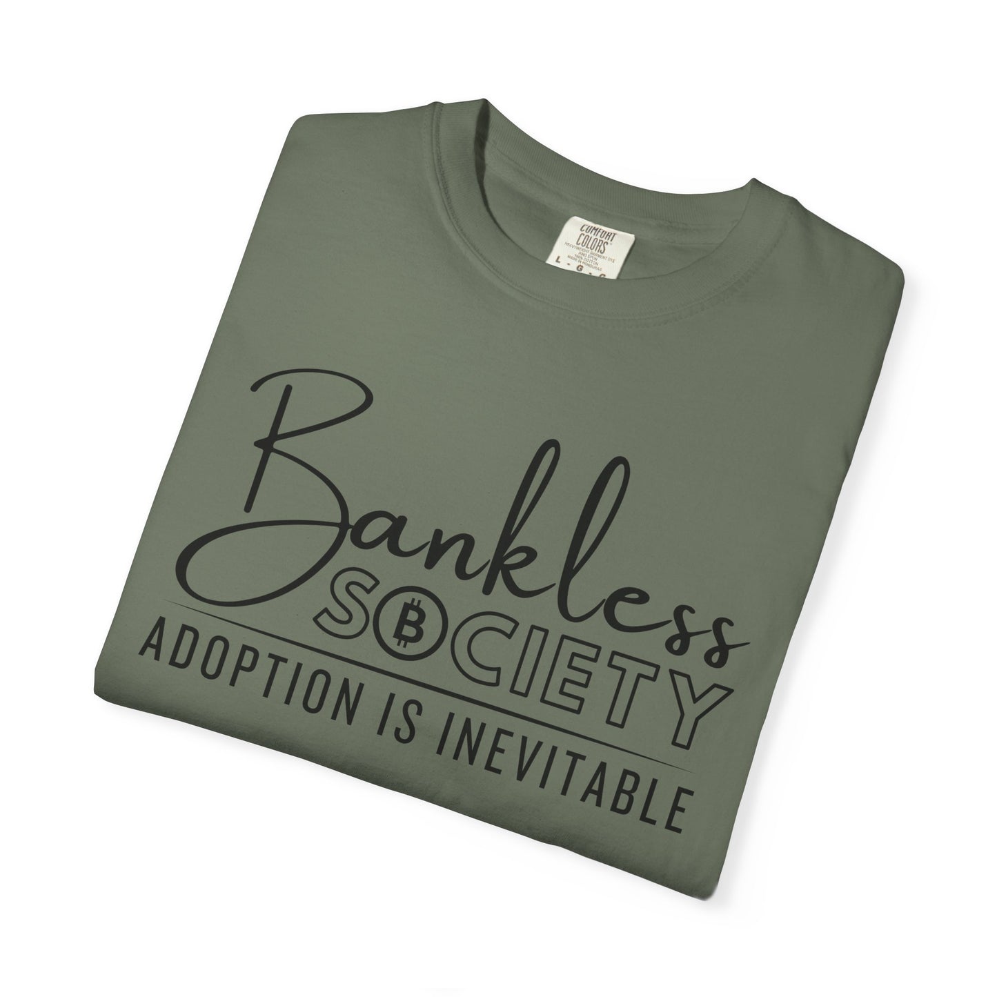 Bankless Society, Adoption is Inevitable Script Crypto T-Shirt
