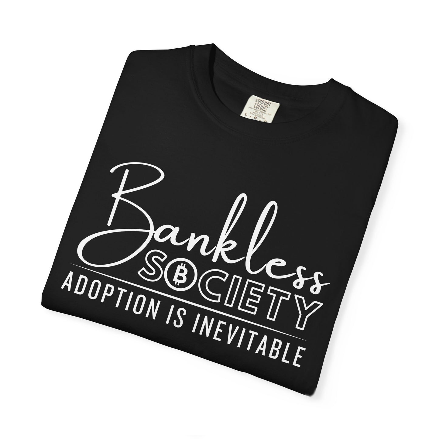Bankless Society, Adoption is Inevitable Script Crypto T-Shirt