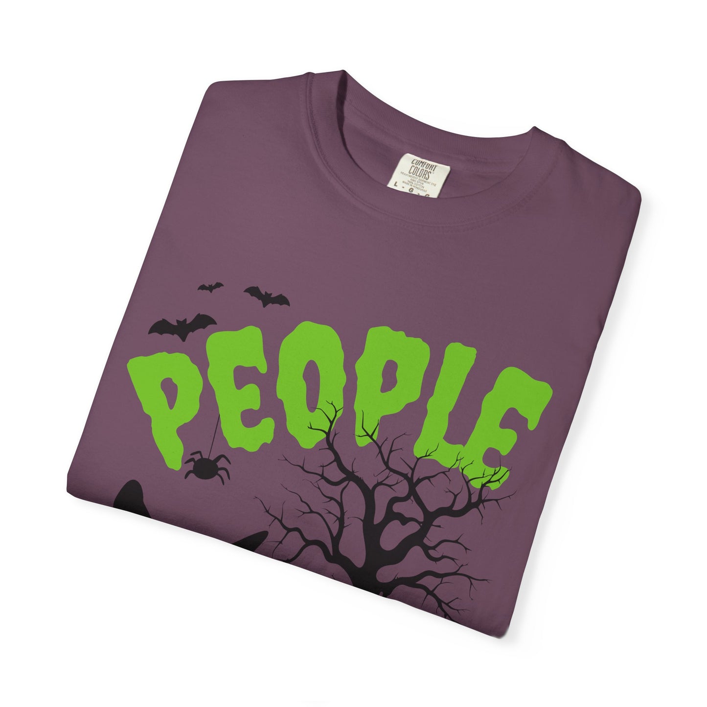People Give Me The Creeps Halloween Themed Comfort Colors T-Shirt