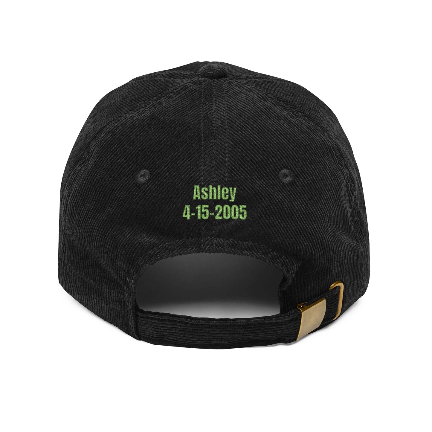I’m Not Moody I’m Mourning Customizable Embroidered Corduroy Grief Cap