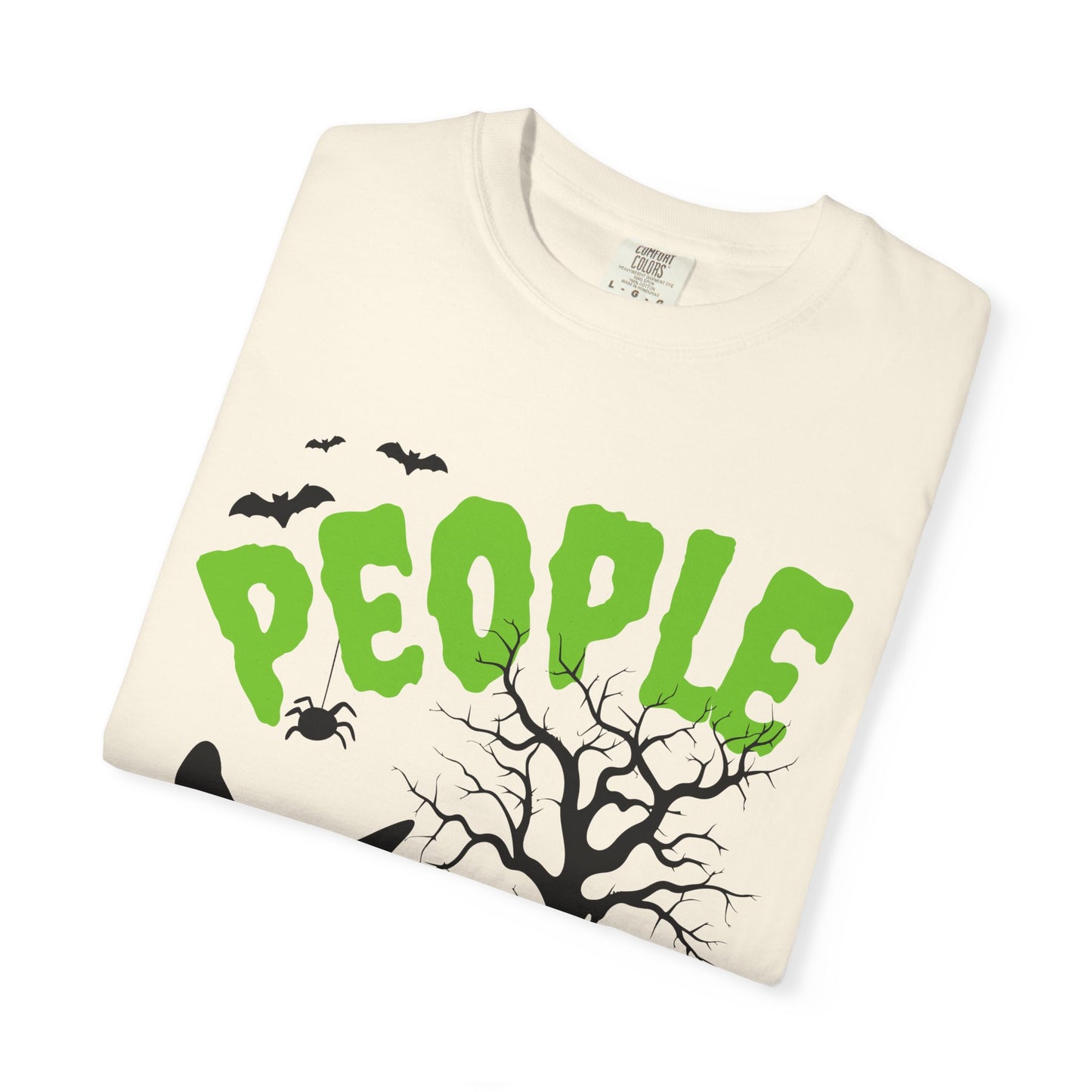 People Give Me The Creeps Halloween Themed Comfort Colors T-Shirt