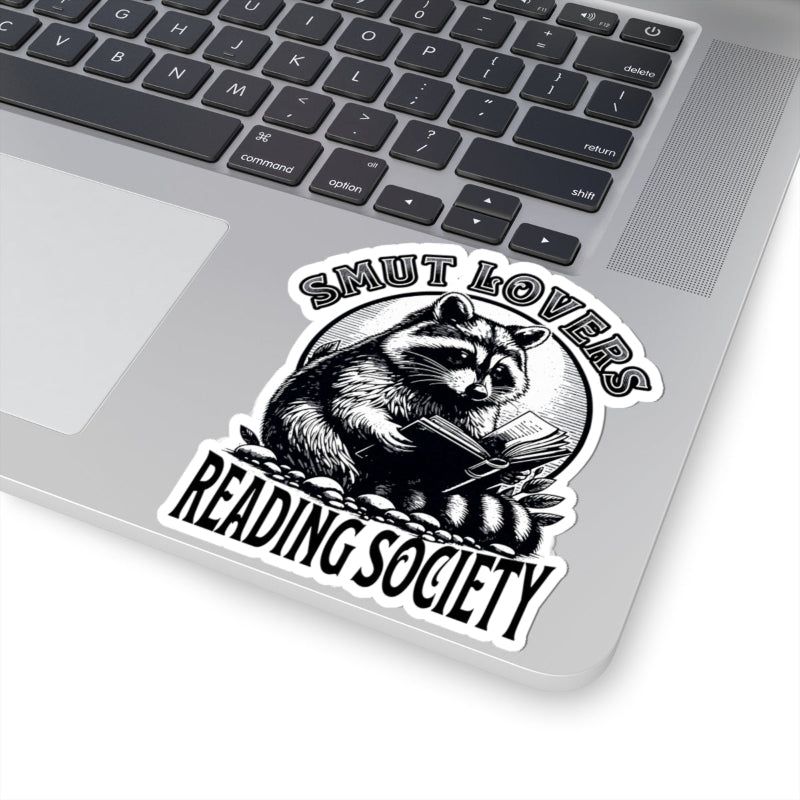 "Smut Lovers Reading Society" — Funny Romance Book Sticker