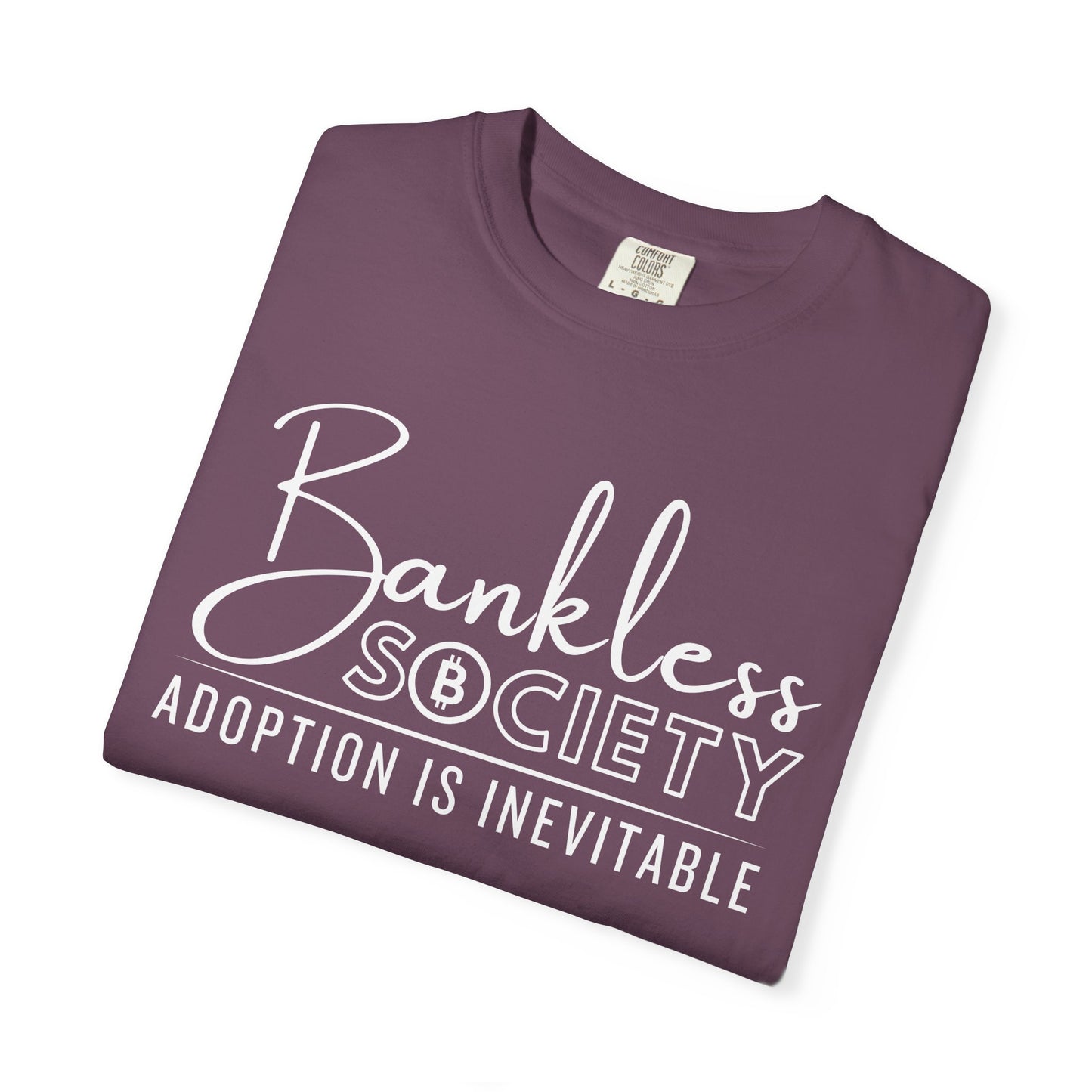 Bankless Society, Adoption is Inevitable Script Crypto T-Shirt