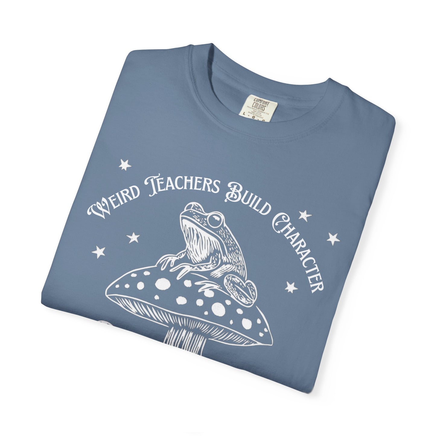 Wierd Teachers Build Character Whimsical Frog T-Shirt