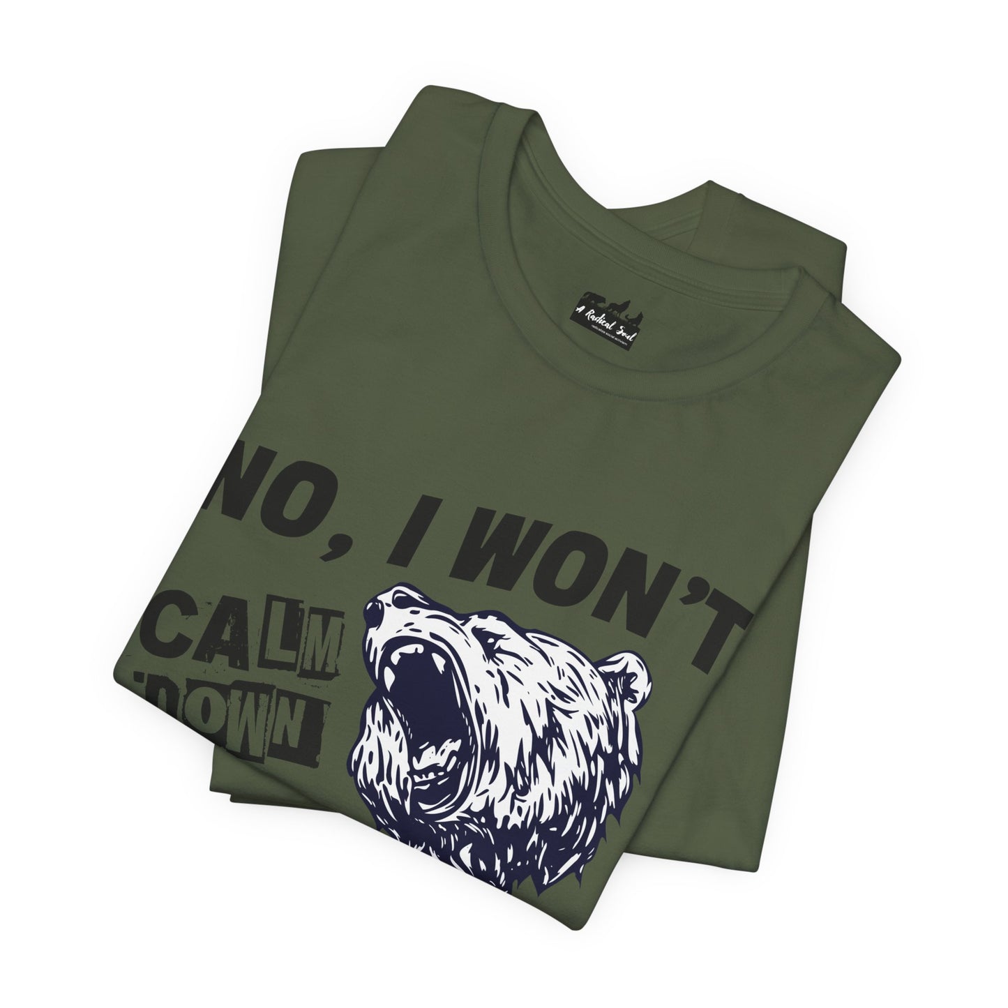 Political Activist Bear Graphic Tee