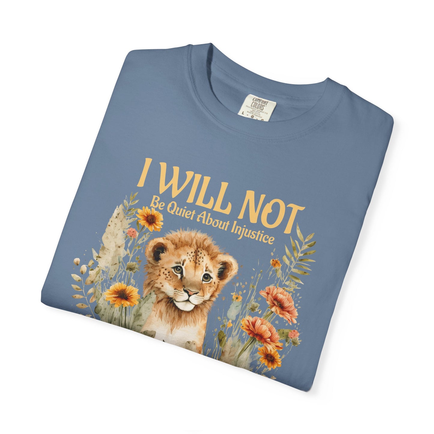 Lion-Themed Activist T-Shirt