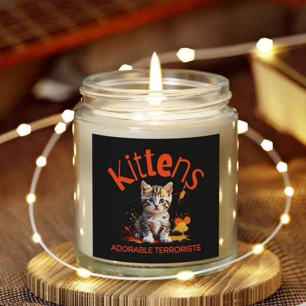 Kittens, Adorable Terrorists Scented Candles