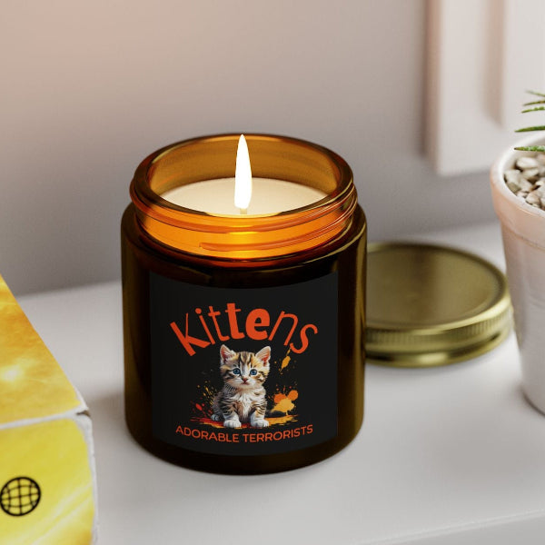 Kittens, Adorable Terrorists Scented Candles
