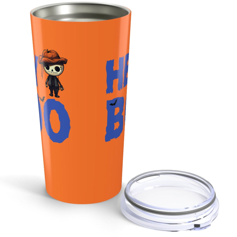 Hey Boo Halloween Scarecrow 20 oz Tumbler