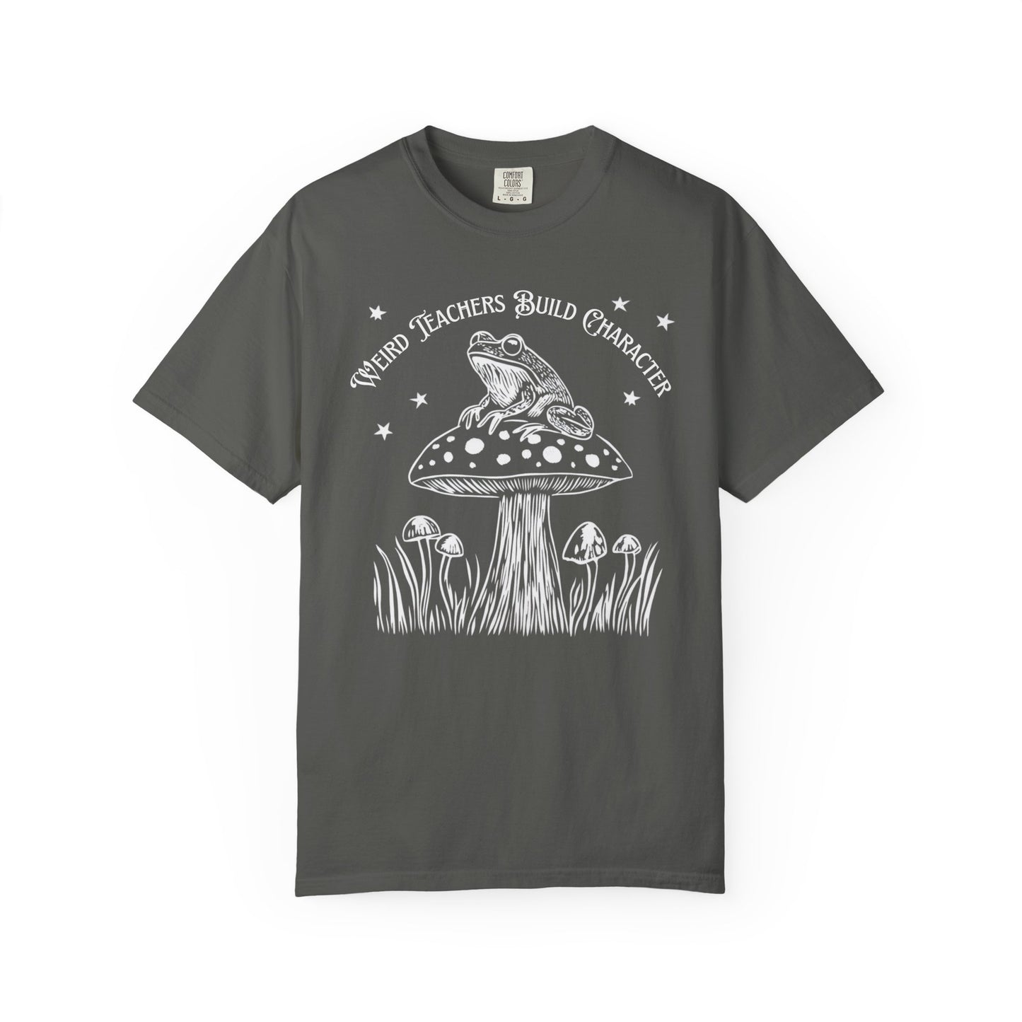Wierd Teachers Build Character Whimsical Frog T-Shirt