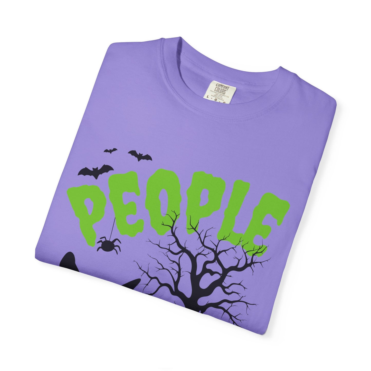 People Give Me The Creeps Halloween Themed Comfort Colors T-Shirt