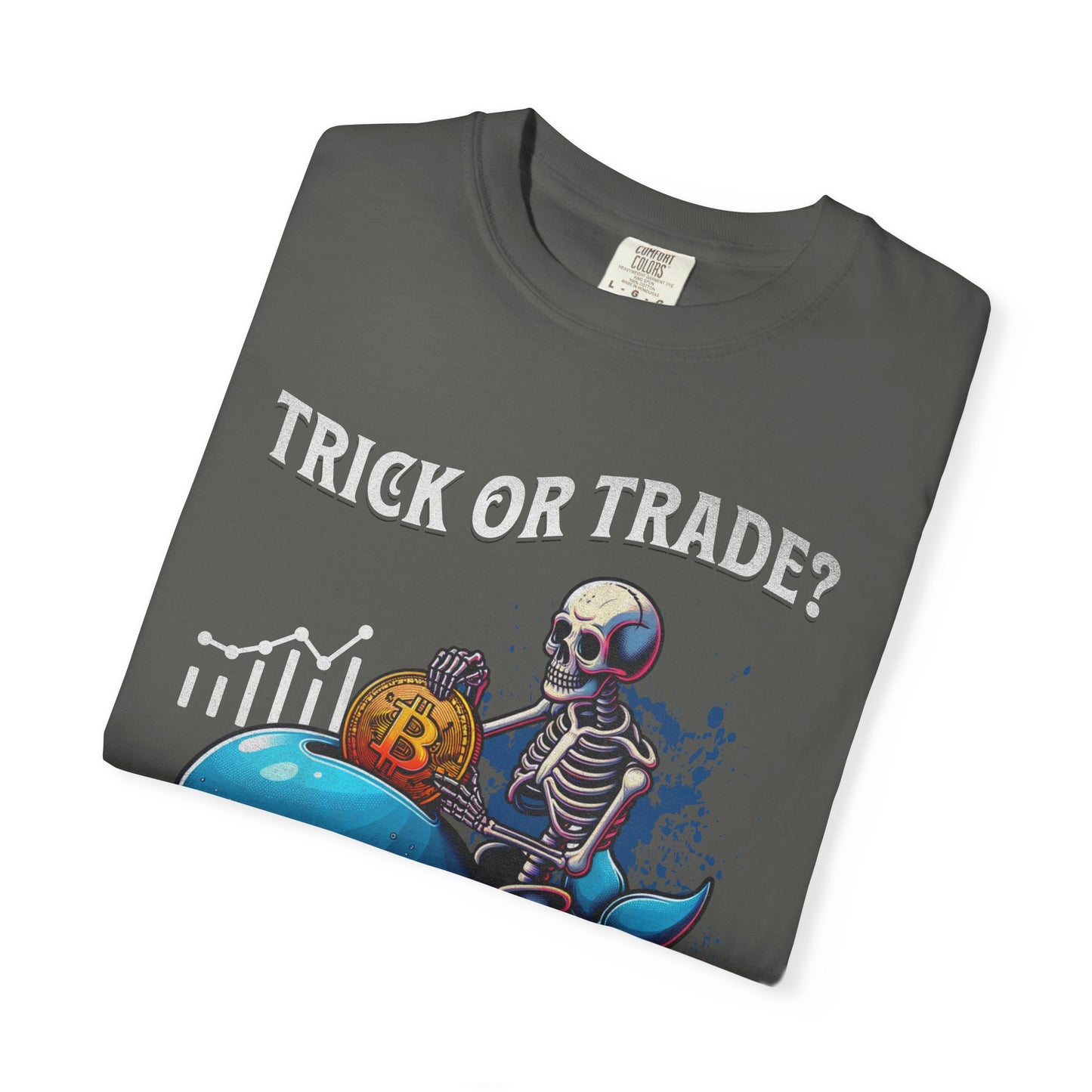 Trick or Trade Halloween Crypto Whale T-shirt