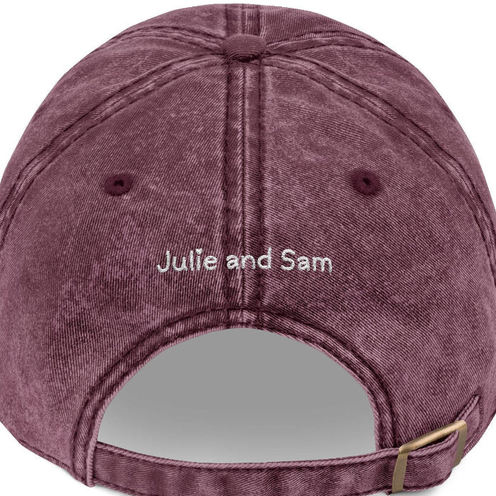 In My Wifey Era Personalized Bride Vintage Embroidered Cap
