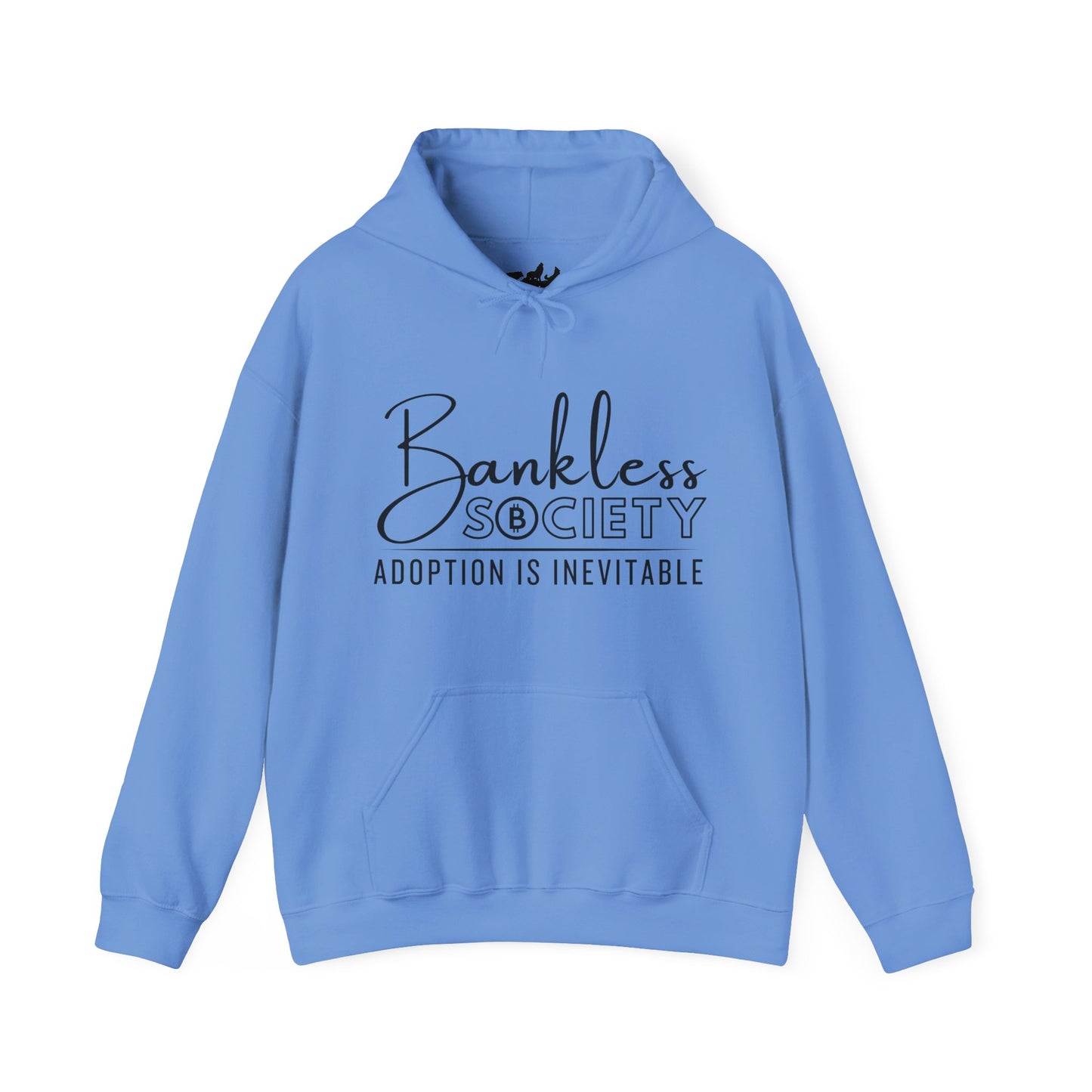 Bankless Society, Adoption is Inevitable Script Crypto Gildan Hooded Sweatshirt