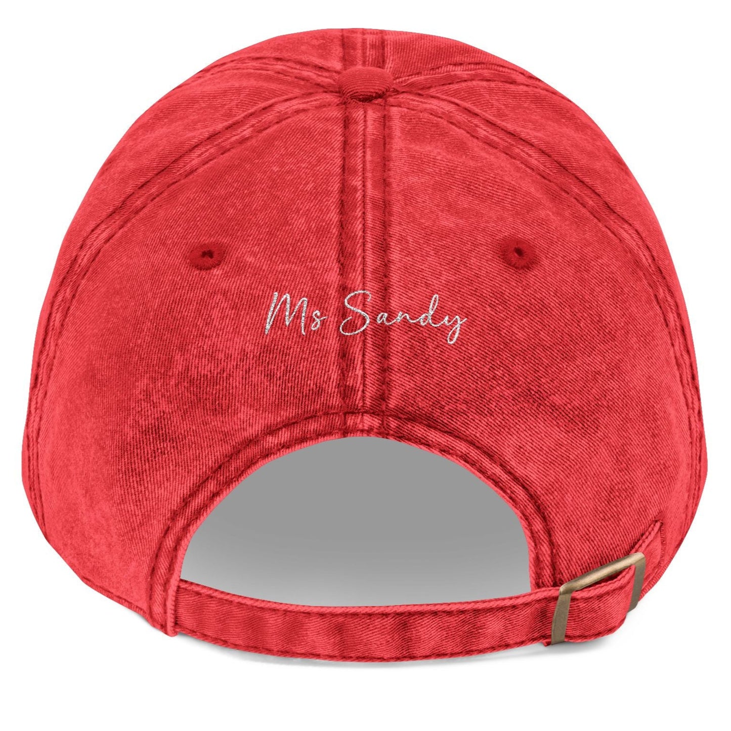 I'm a Teacher, What's Your Superpower Personalized Embroidered Vintage Cap