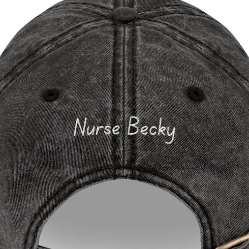 Suture Self Personalized Doctor ER Med Staff Vintage Embroidered Baseball Cap