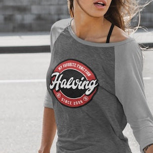 Halving Is My Favorite Function Next Level Raglan Tee