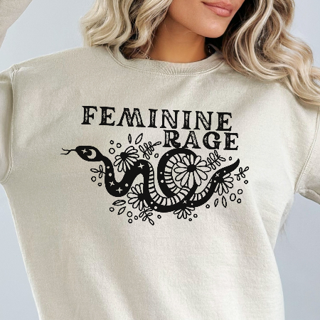 Feminine Rage Crewneck Sweatshirt